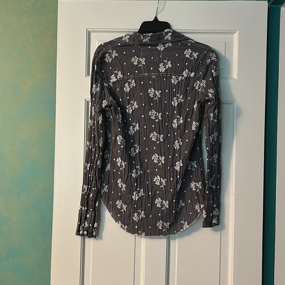 NWT Cino purple and white floral blouse top - Picture 5 of 7